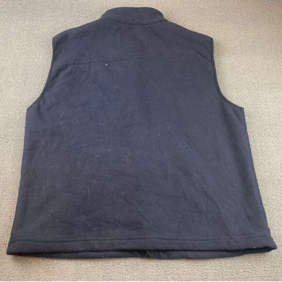 Carhartt Men's Size XXL Dark Blue Fleece Vest Full Zip Workwear Pocket - Picture 2 of 9
